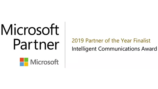 Microsoft Partner Of the Year Finalist Intelligent Communications Award