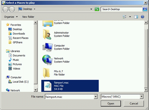 Select Macro to Play in GP 2013 to resolve the SP2 Fixed Assets Bug