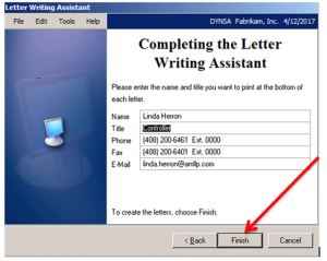 Adding your signature to letters in Dynamics GP