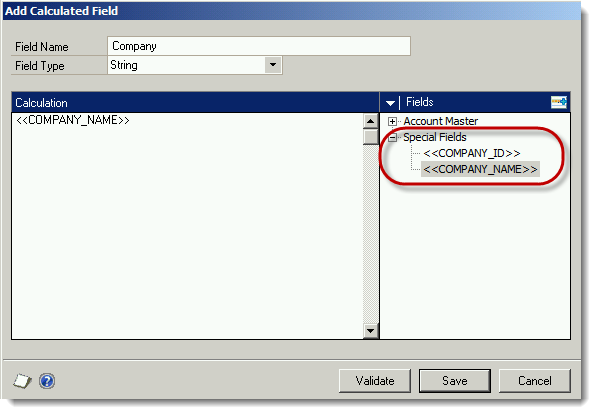 Screenshot of Adding Multi-Company Calulations in Smartlist Builder for Dynamics GP