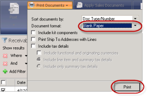Reprint Multiple Invoices in Dynamics GP Invoice Format