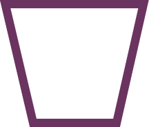 Purple bucket icon