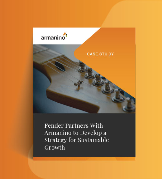 Fender Partners With Armanino to Develop a Strategy for Sustainable Growth